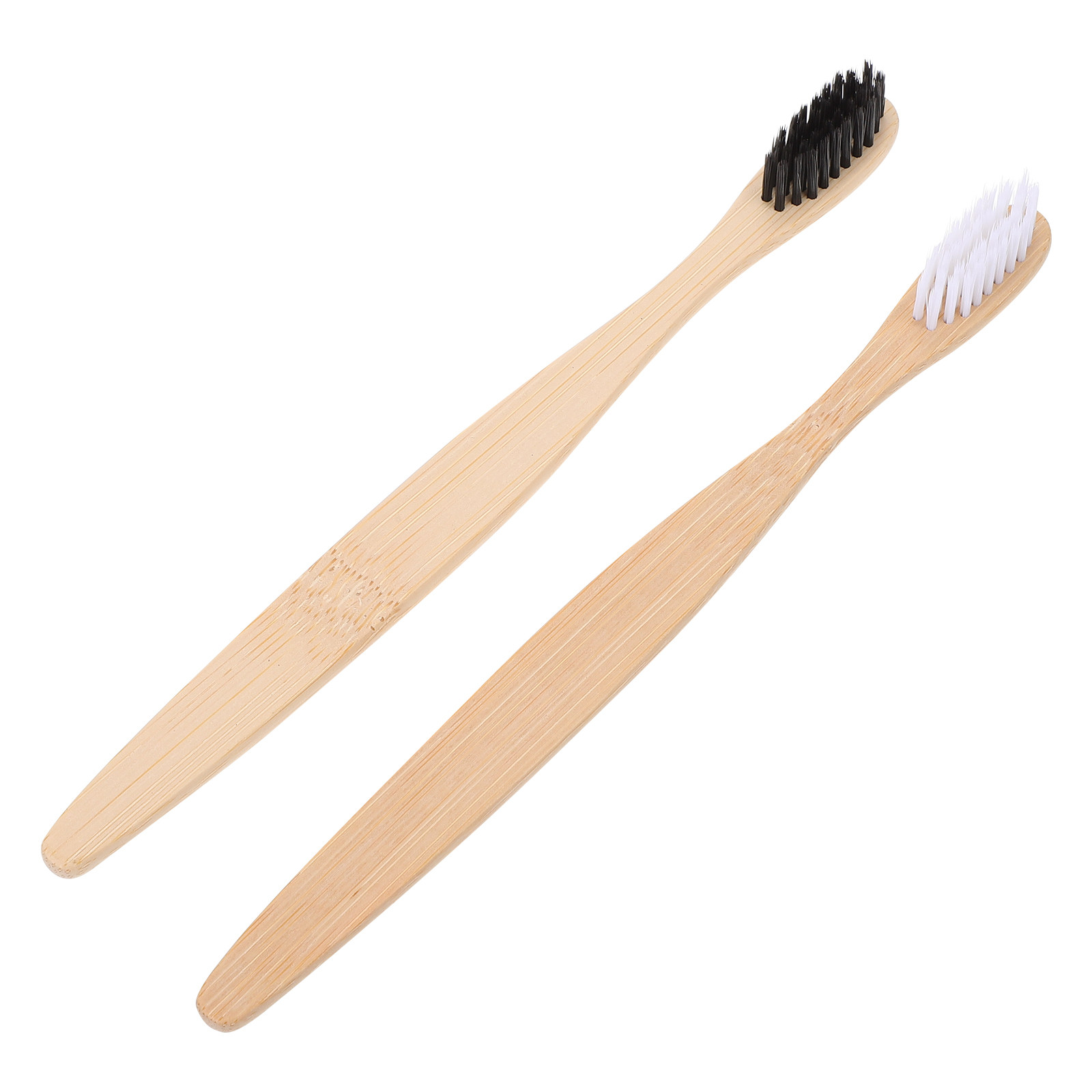 قطعتان من فرشاة الأسنان المصنو - مراجعة Bamboo Toothbrush Set وسعره