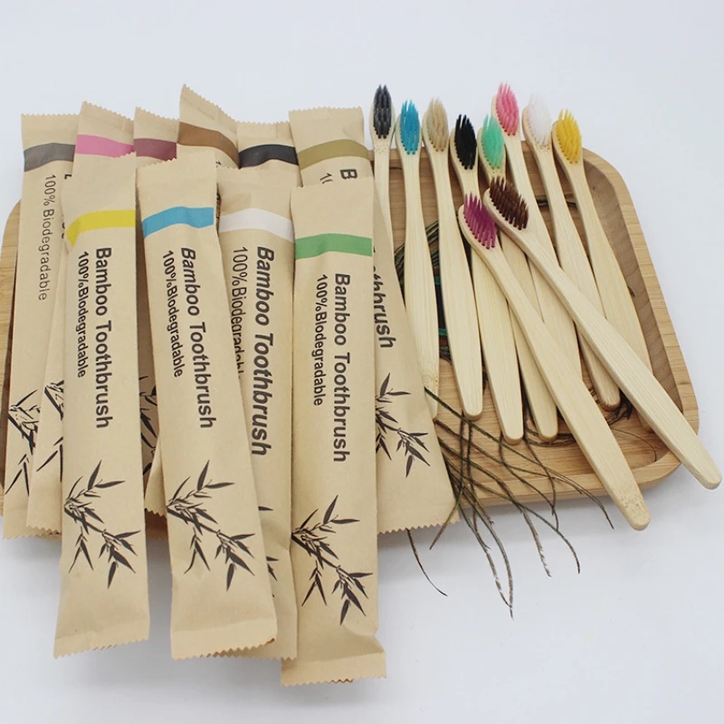 فرش أسنان خيزران صديقة للبيئة  - مراجعة Bamboo Toothbrush Set وسعره