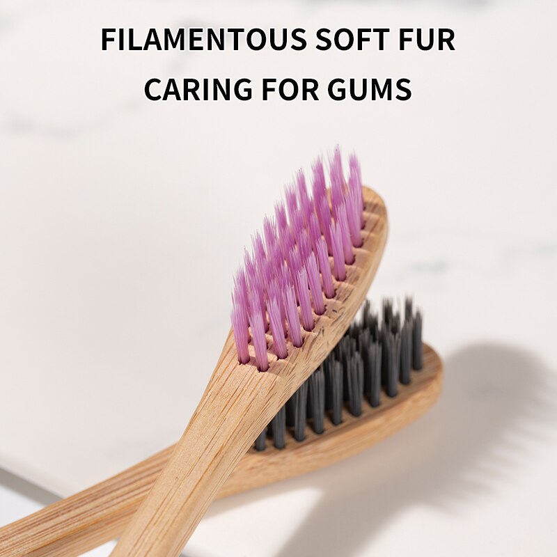 مجموعة فرش أسنان من الخيزران م - مراجعة Bamboo Toothbrush Set وسعره